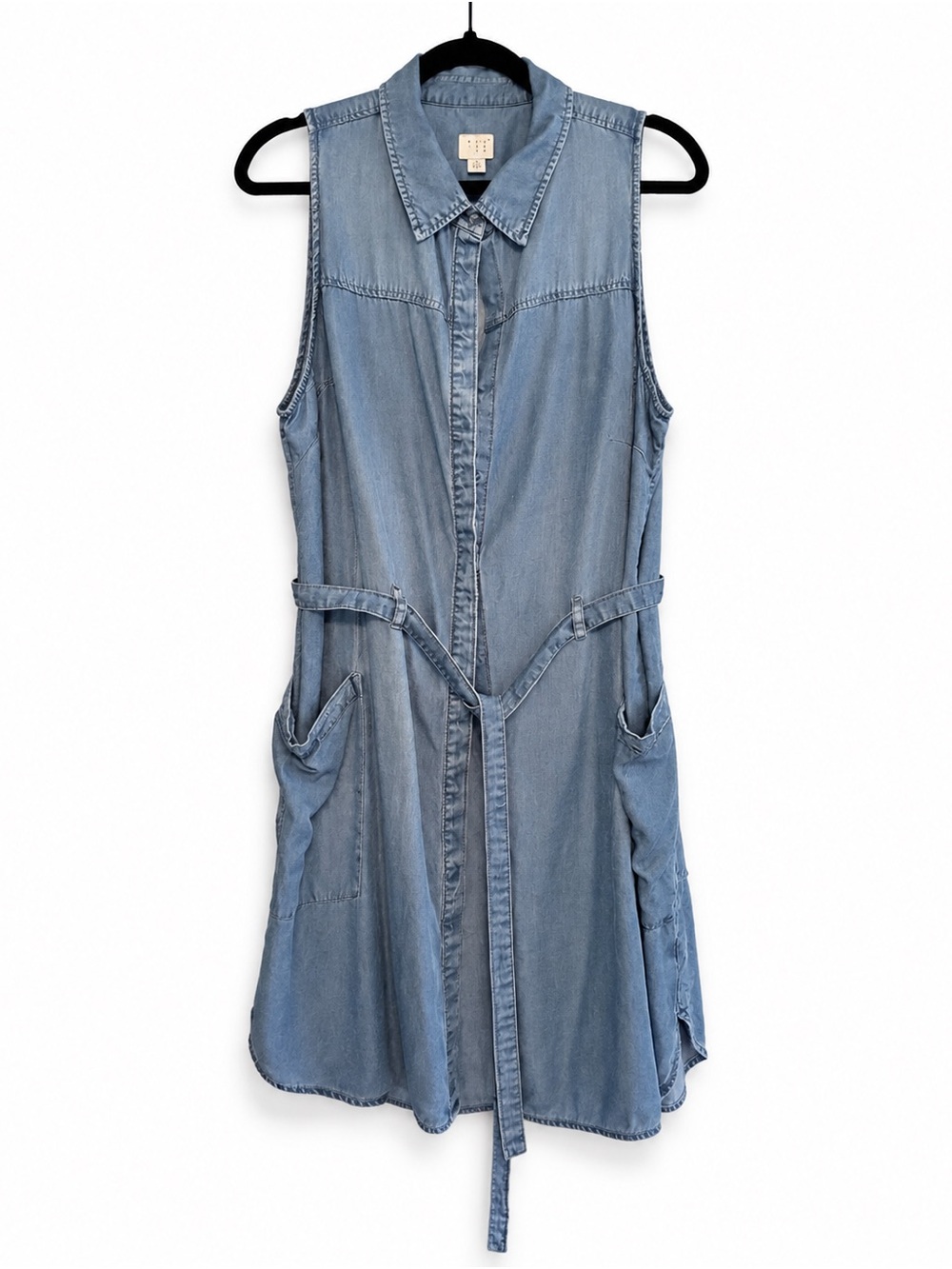 a new day denim shirt dress